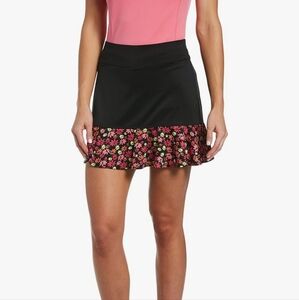 PGA TOUR Women's Standard Funfetti Floral Print Golf Skort Size Small